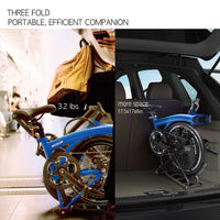 IGOGOMI ALPS 3 folding 7-Speed  Electric Bicycles (Blue)