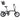 IGOGOMI Alps E-Bike  3 folding 3-Speed(Black)open box