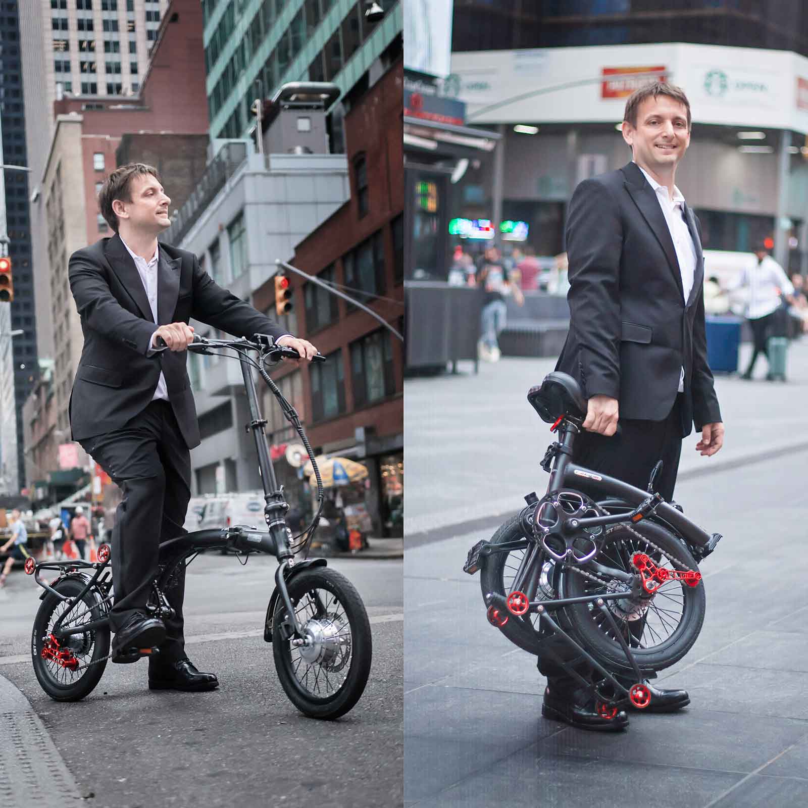IGOGOMI ALPS 2.0 E-Bike  / 3 folding 5-Speed (Black)