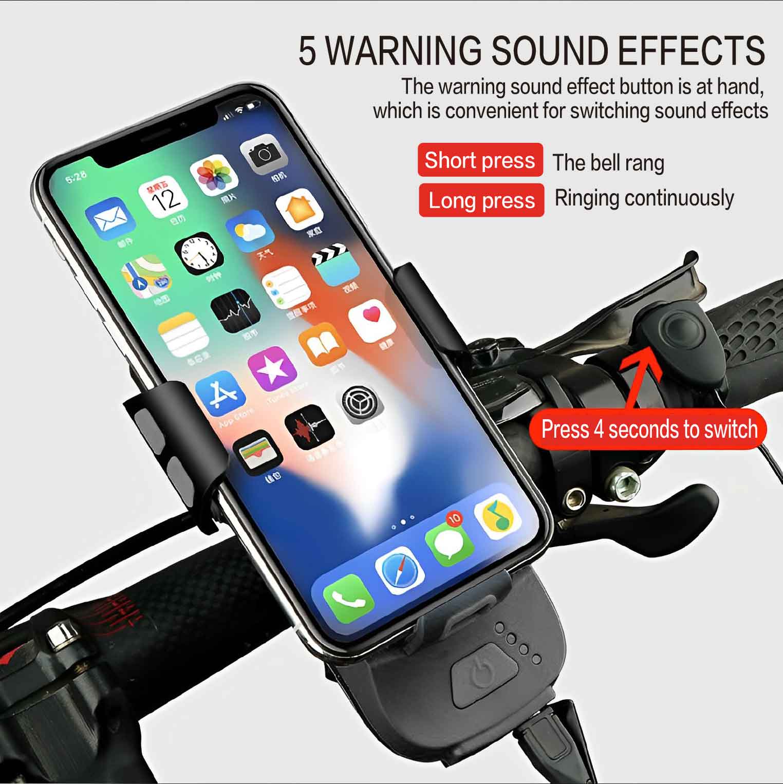 IGOGOMI  Solar Car Light Phone Holder