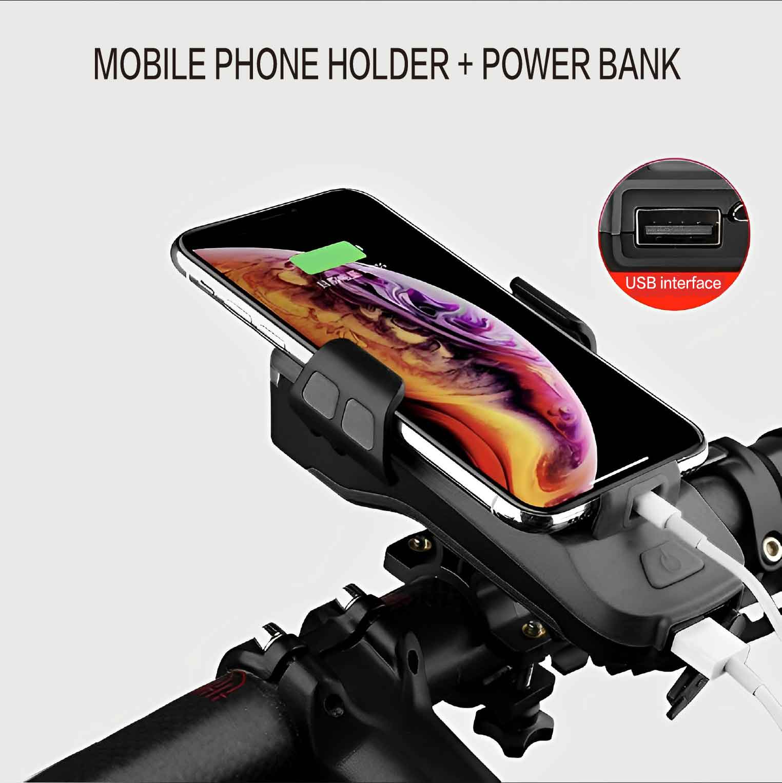 IGOGOMI  Solar Car Light Phone Holder