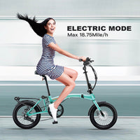 IGOGOMI ALPS  E-Bike 3 folding 3-Speed  (ice blue)