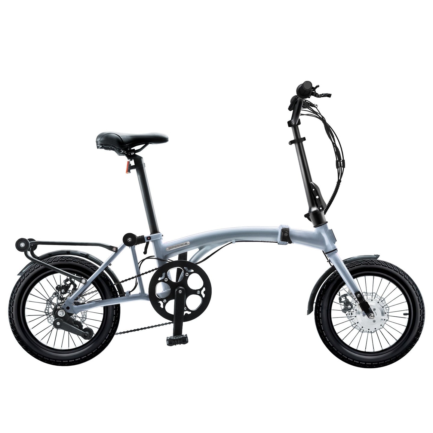 IGOGOMI Alps 3 folding 7-Speed Electric Bicycles(Silver)