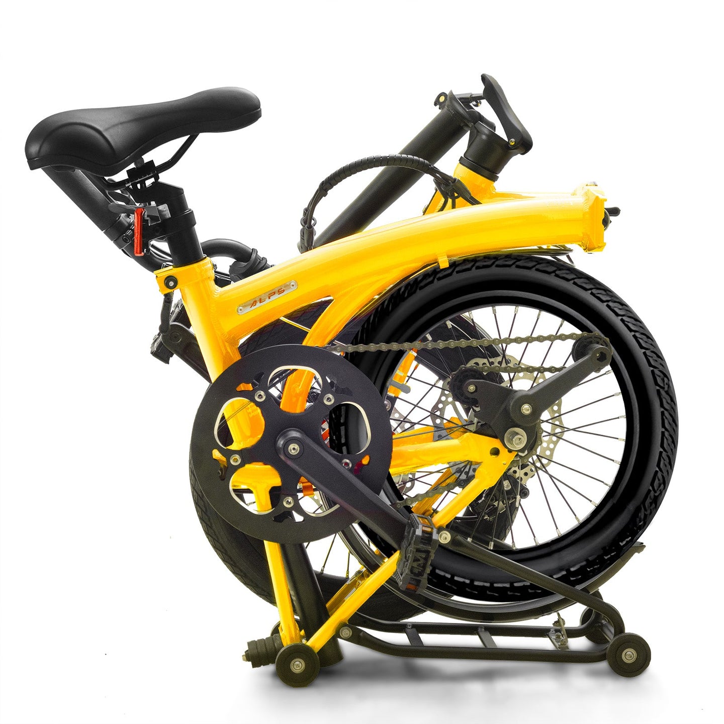 IGOGOMI Alps 3 folding 7-Speed Electric Bicycles (yellow)