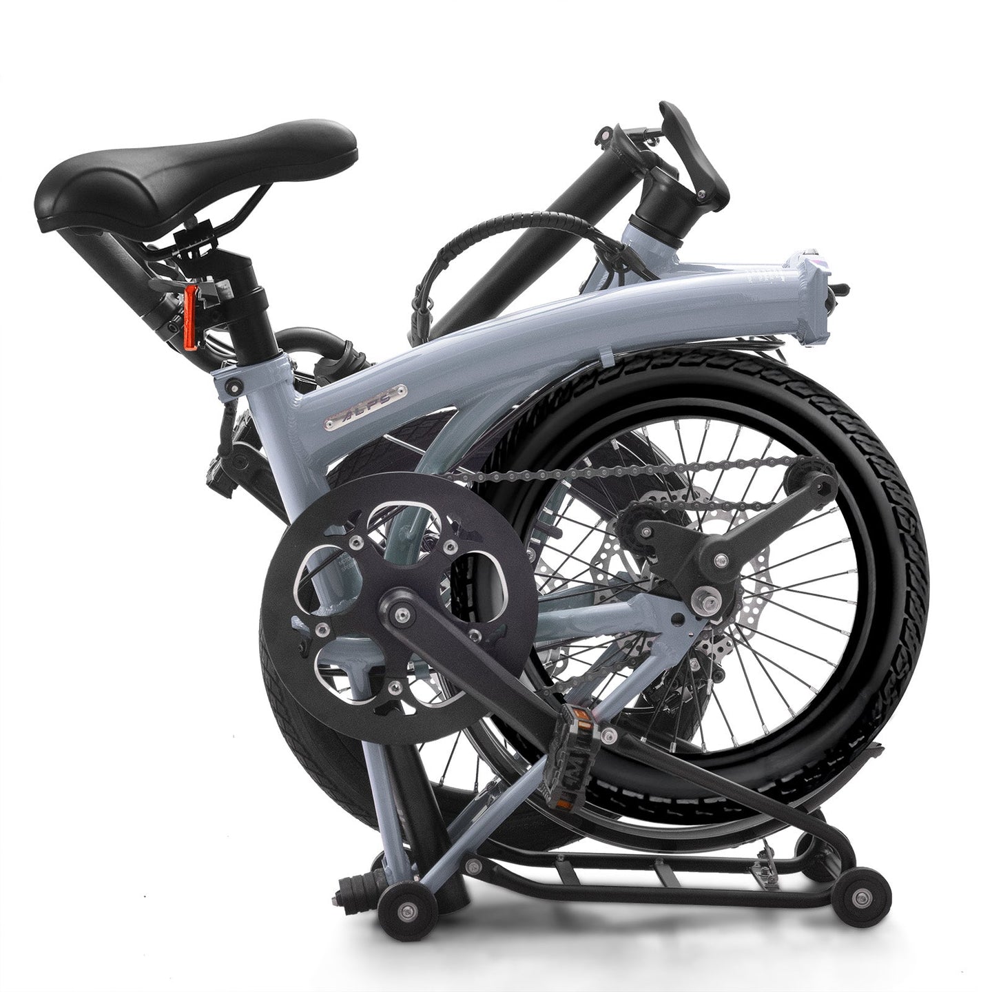 IGOGOMI Alps 3 folding 7-Speed Electric Bicycles(Silver)