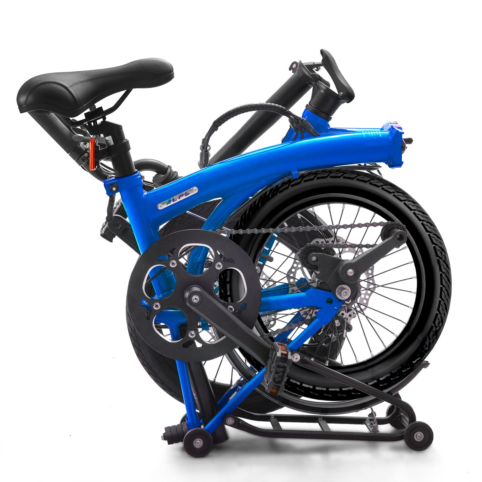 IGOGOMI ALPS 3 folding 3 Speed Electric Bicycles Blue igogomi