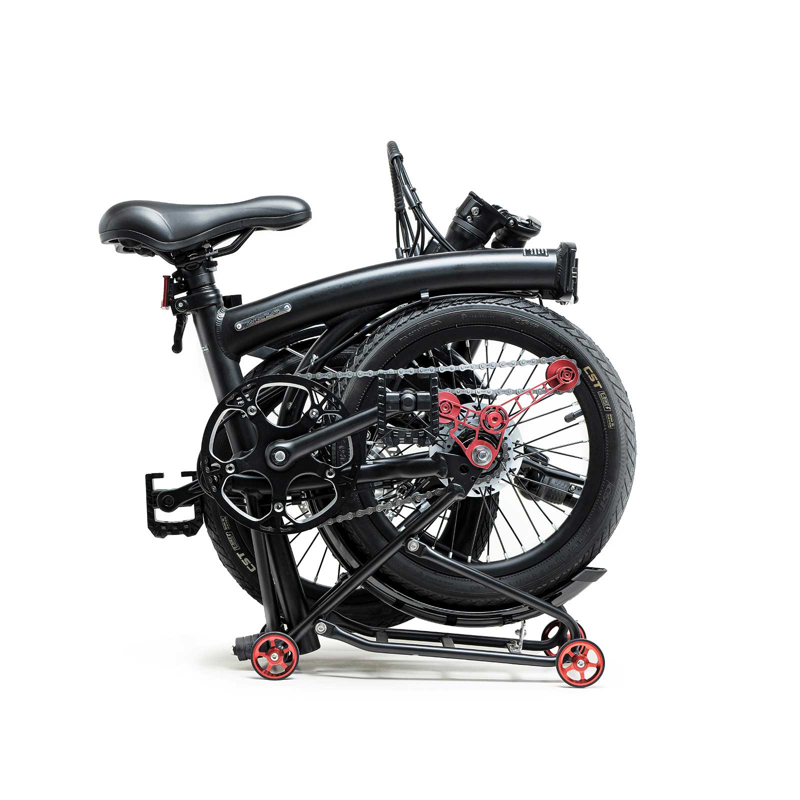 IGOGOMI ALPS 2.0 E-Bike  / 3 folding 5-Speed (Black)