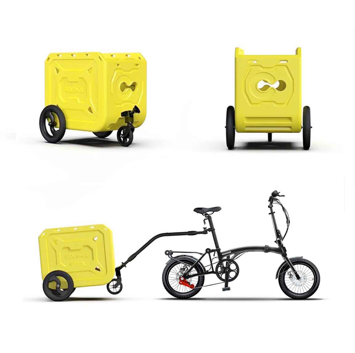 iGOGOMi DDLCOL Multi-function electric bicycle trailer