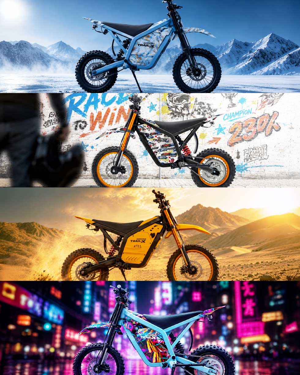 IGOGOMI TRAIL X 4000W Electric Dirt Bike (Custom Colors)