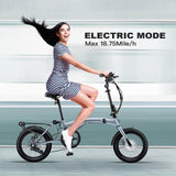 IGOGOMI Alps 3 folding 7-Speed Electric Bicycles(Silver)